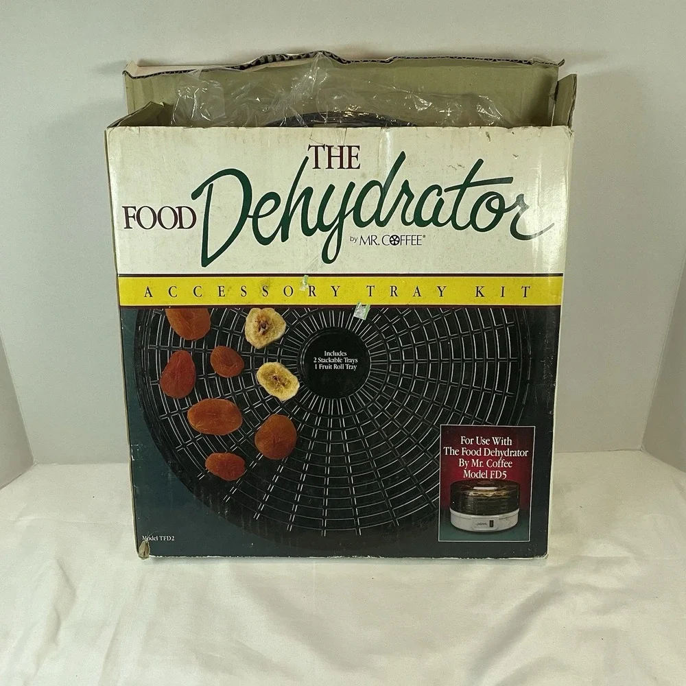 Mr Coffee‎ Food Dehydrator Accessory Kit Model TFD2 for FD5 2 Trays 1 Roll Tray